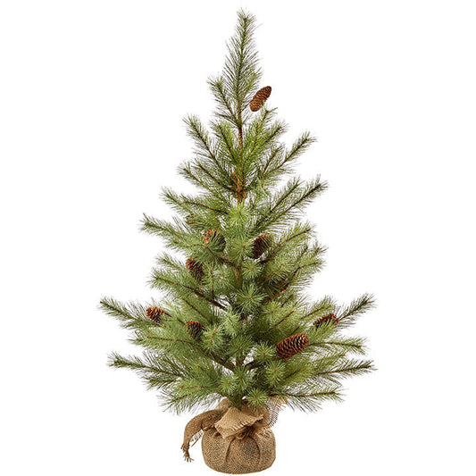 Raz Imports Greenery Tree With Pinecones In Bag