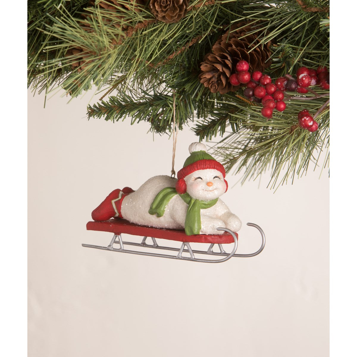 Bethany Lowe Cheerful Snowman Ornament Assortment Of 3