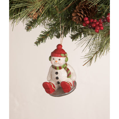 Bethany Lowe Cheerful Snowman Ornament Assortment Of 3