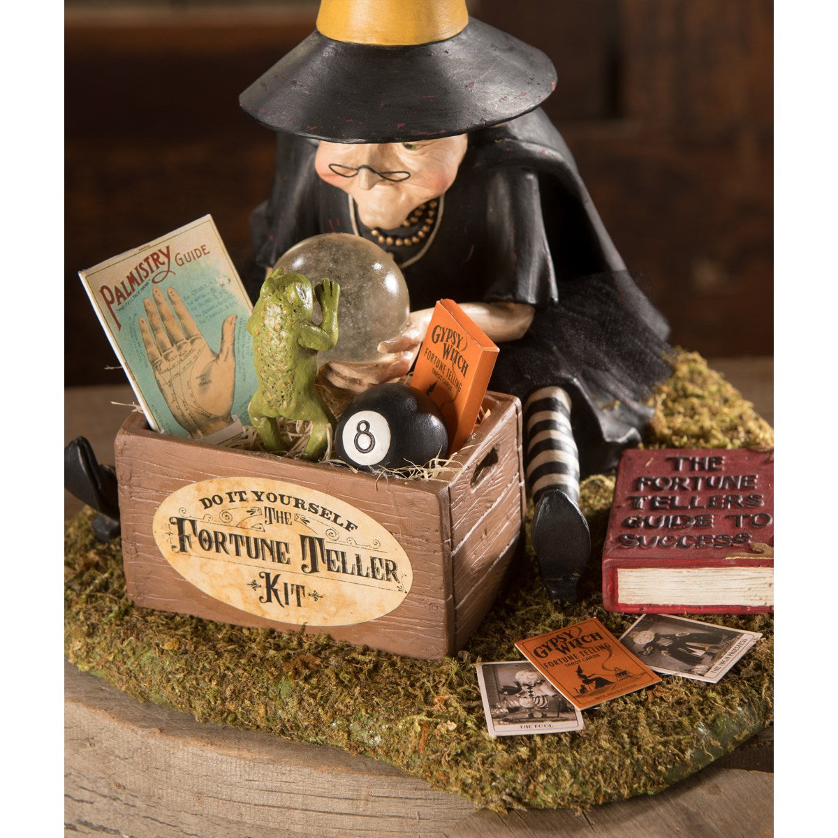 Bethany Lowe Diy Fortune Tellers Kit Witch Figurine