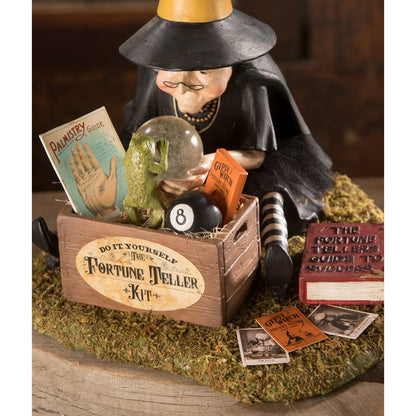 Bethany Lowe Diy Fortune Tellers Kit Witch Figurine