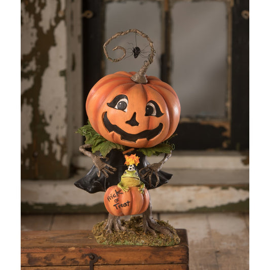 Bethany Lowe Treats Pumpkin Girl Figurine