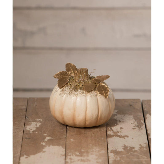 Bethany Lowe Elegant White Pumpkin