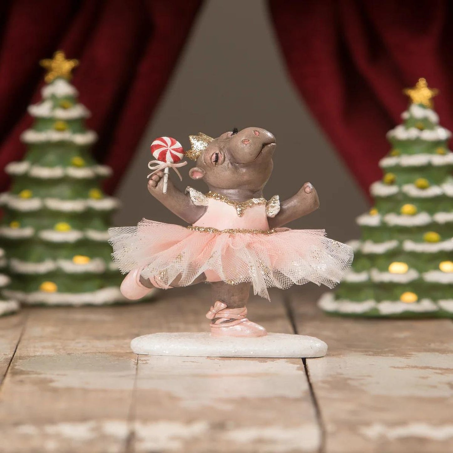 Bethany Lowe Sugar Plum Hippo