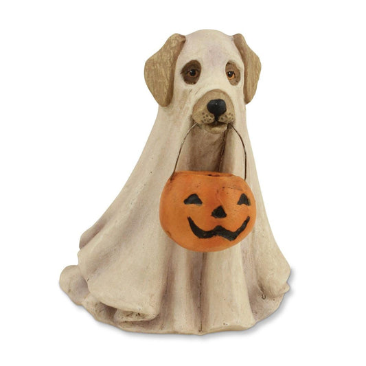 Bethany Lowe Spooky Ghost Dog Figurine