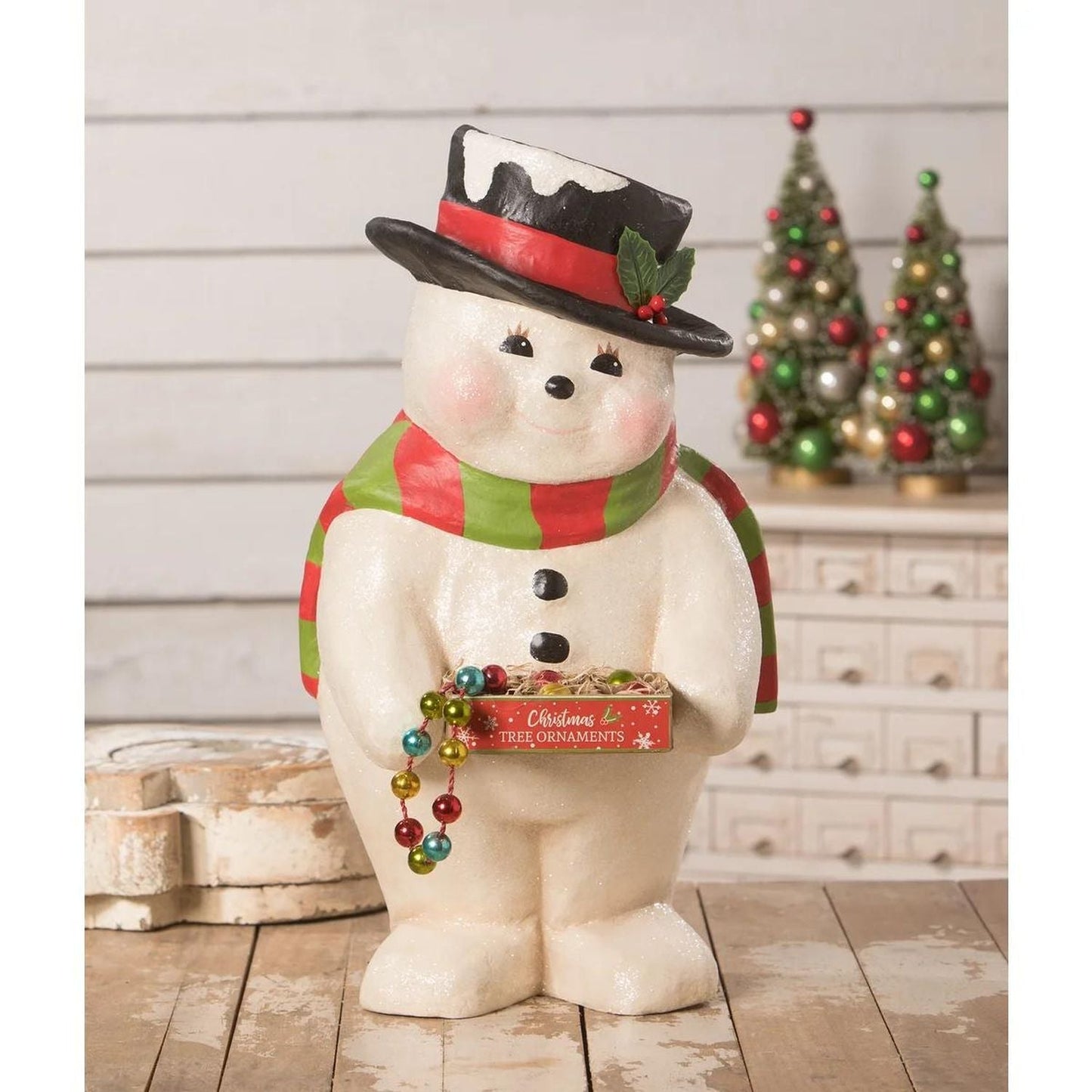 Bethany Lowe Deck The Halls Snowman Large.