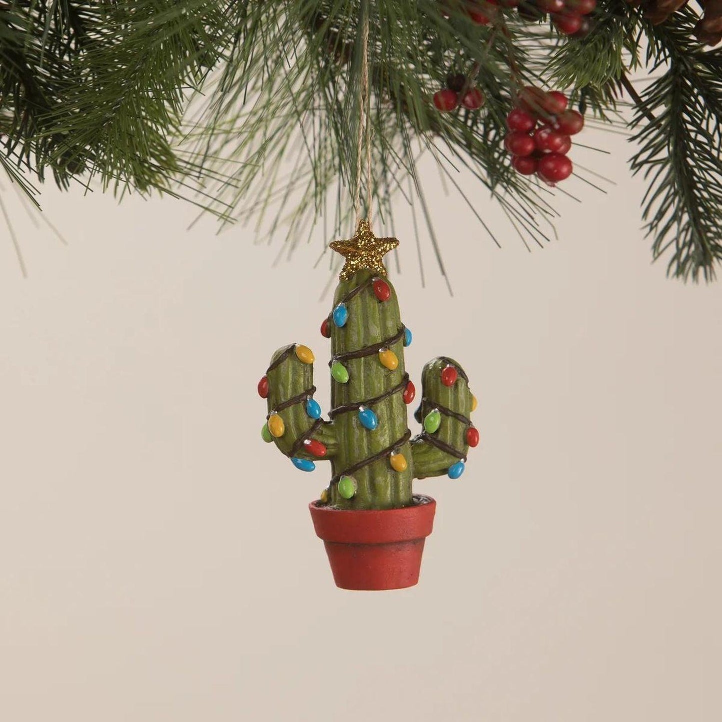 Bethany Lowe Christmas Cactus Ornament