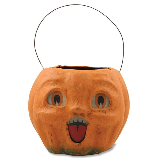 Bethany Lowe Happy Vintage Pumpkin Bucket Medium