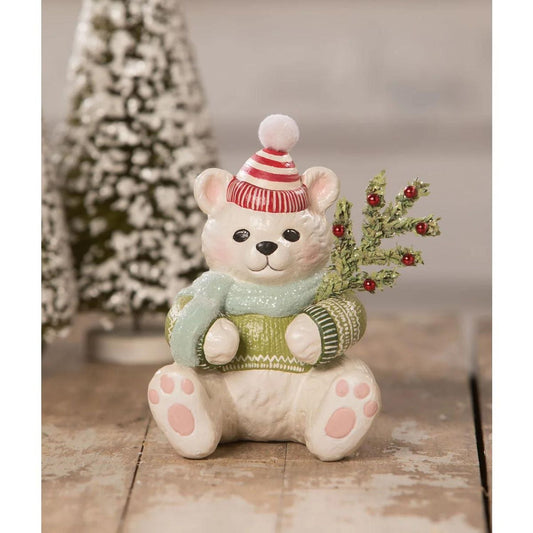 Bethany Lowe Beary Merry Christmas Bear.