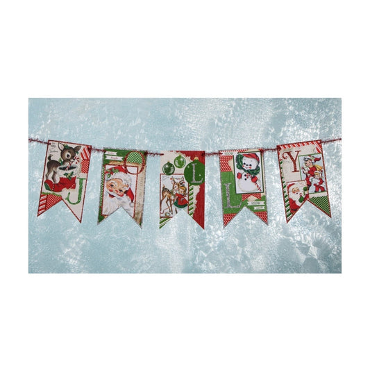 Bethany Lowe Retro Christmas Jolly Retro Garland