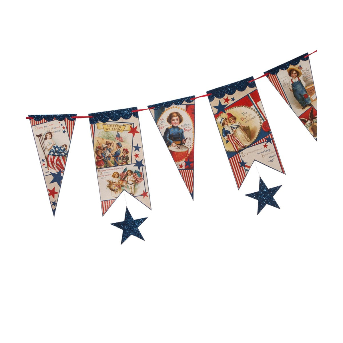 Bethany Lowe Americana Star Garland