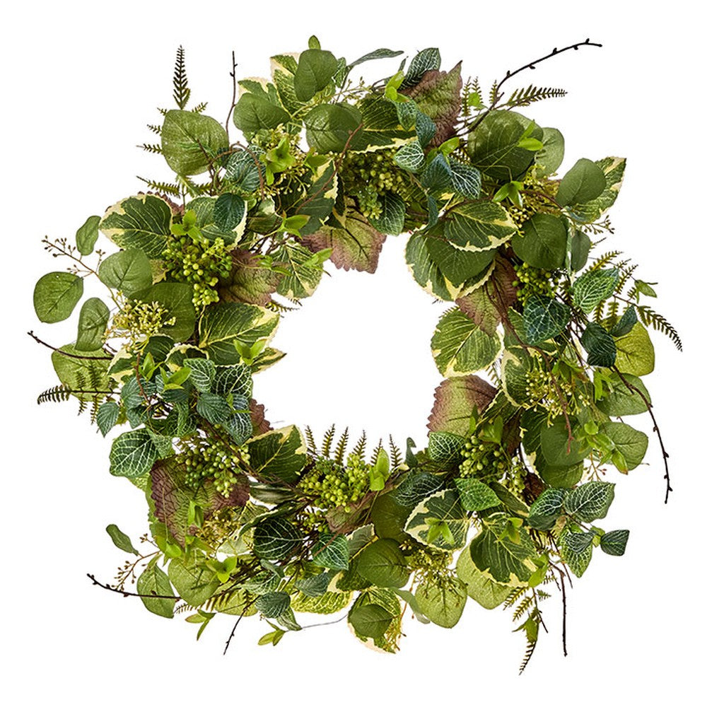 Raz Imports Botanical Farmhouse 24" Mixed Greenery Wreath