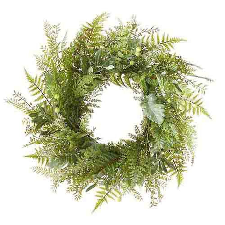 Raz Imports Back At The Ranch 28" Mixed Fern Wreath