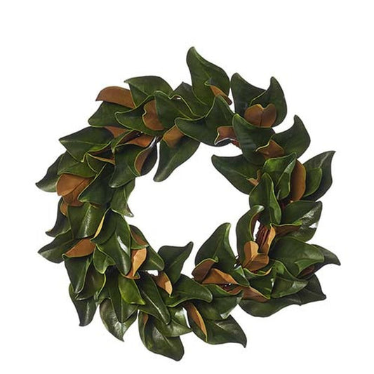 Raz Imports Greenbrier 26" Magnolia Leaf Wreath