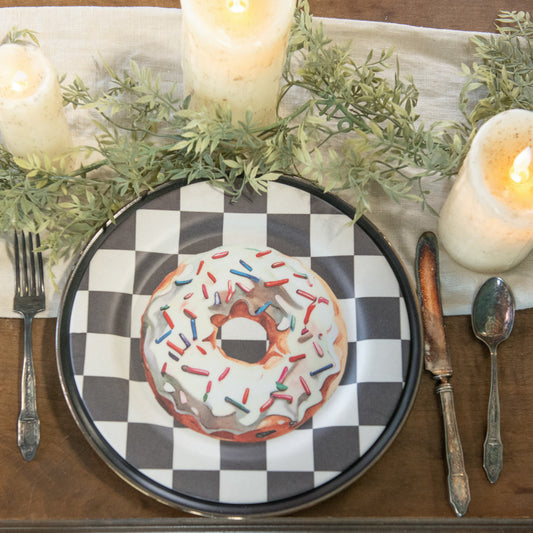 10" DONUT DINER PLATE