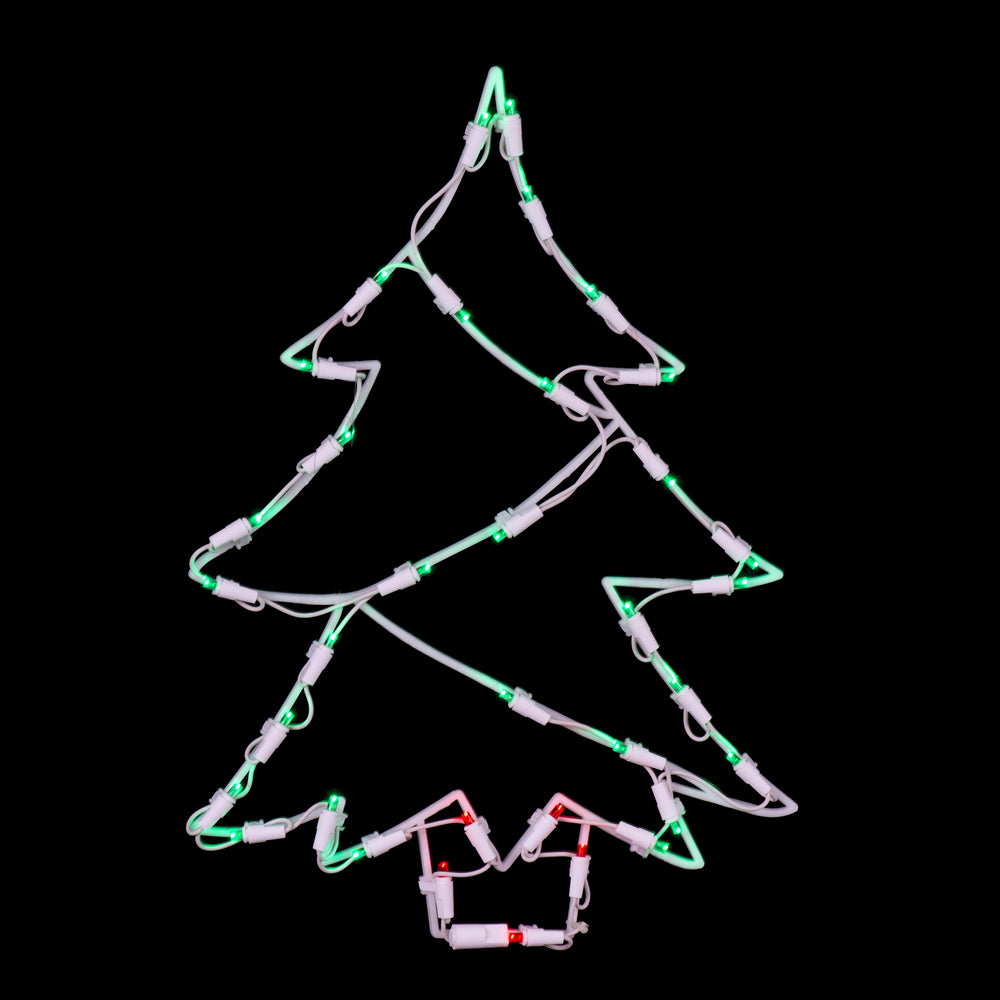 18" Tree Wire Silhouette with 35 LED Lights