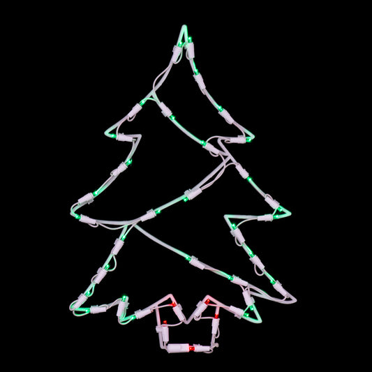 18" Tree Wire Silhouette with 35 LED Lights