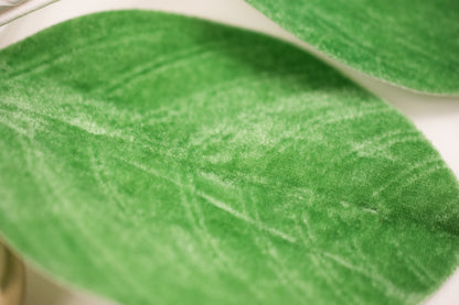 Velvet Magnolia Leaf Spray 31", Green