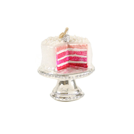 Cake Stand Ornament 3"