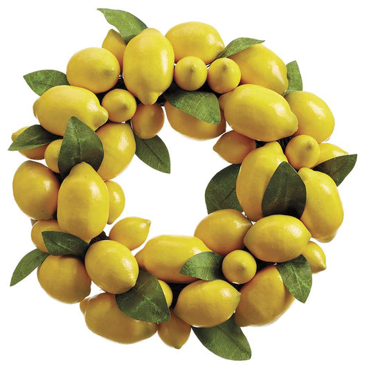 15" Lemon Wreath