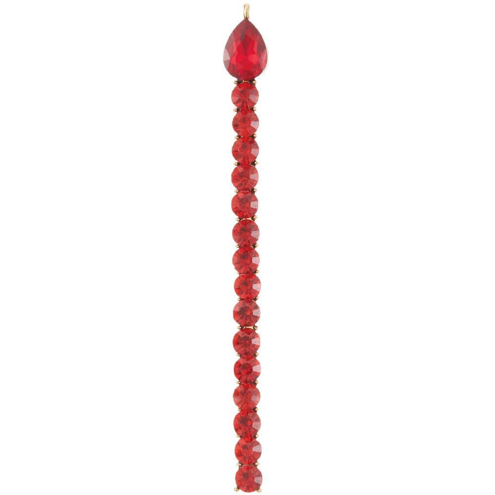 Valentine's Day - 5.5" Rhinestone Candle Ornament