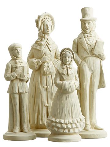 Royal Court Collection - 9"-13" Christmas Caroller - SET OF 4