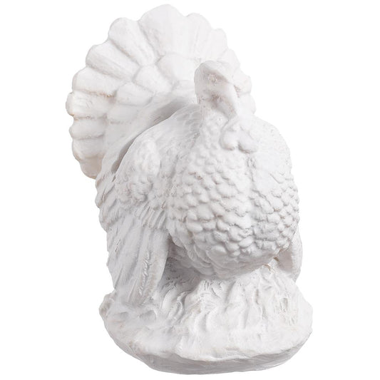 3" Fall Harvest Ceramic Turkey Name card Holder