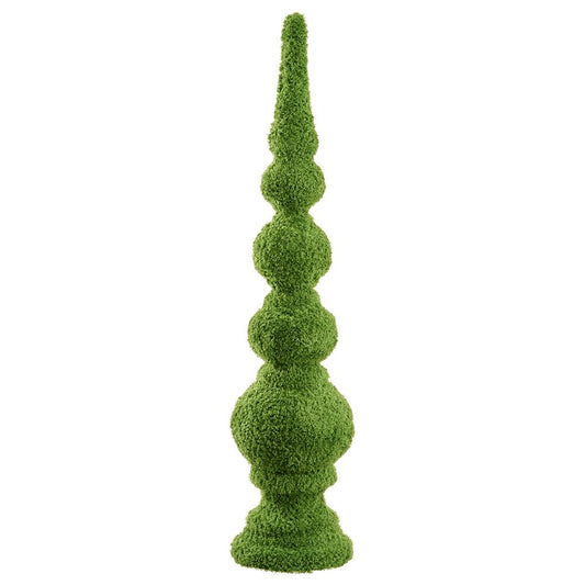 38" FURRY MOSS COVERED TOPIARY