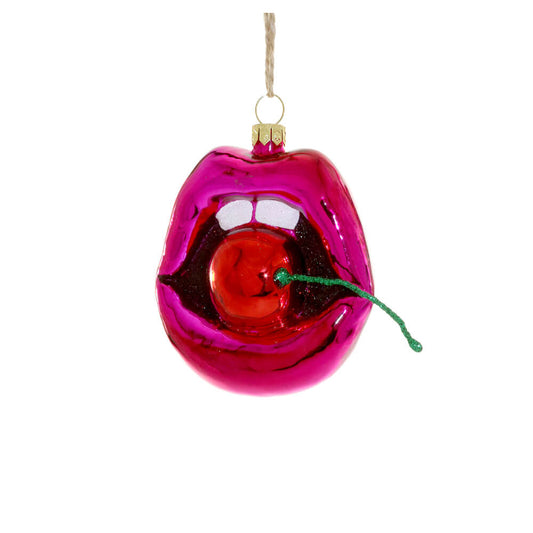 Cherry Lips Ornament 4"