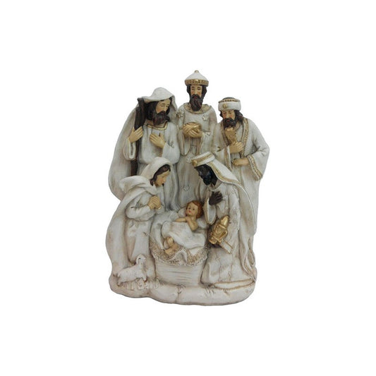 December Diamonds 18-inch Whitewash Nativity Figure