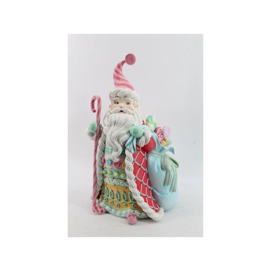 Santa's Sweet Shoppe Collection December Diamonds 20.5-inch Candy Santa Figurine