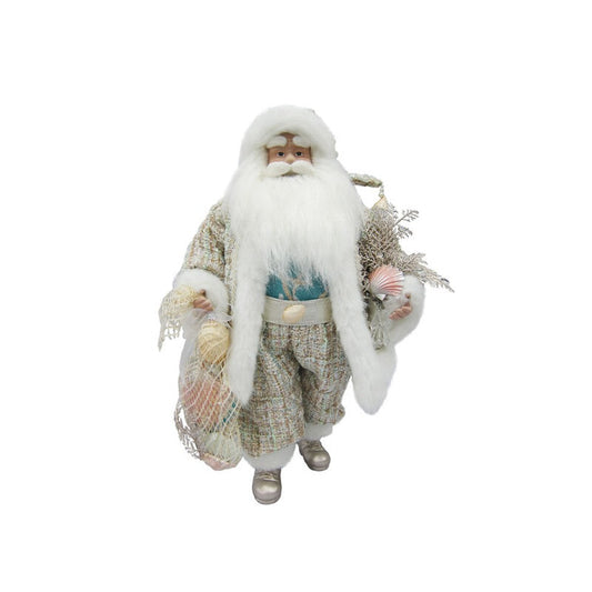 December Diamonds 20-inch Standing Coastal Santa Figurine