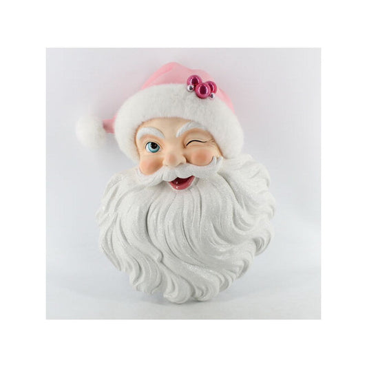 Santa's Sweet Shoppe Collection December Diamonds 26-inch Santa Head Wall Figurine