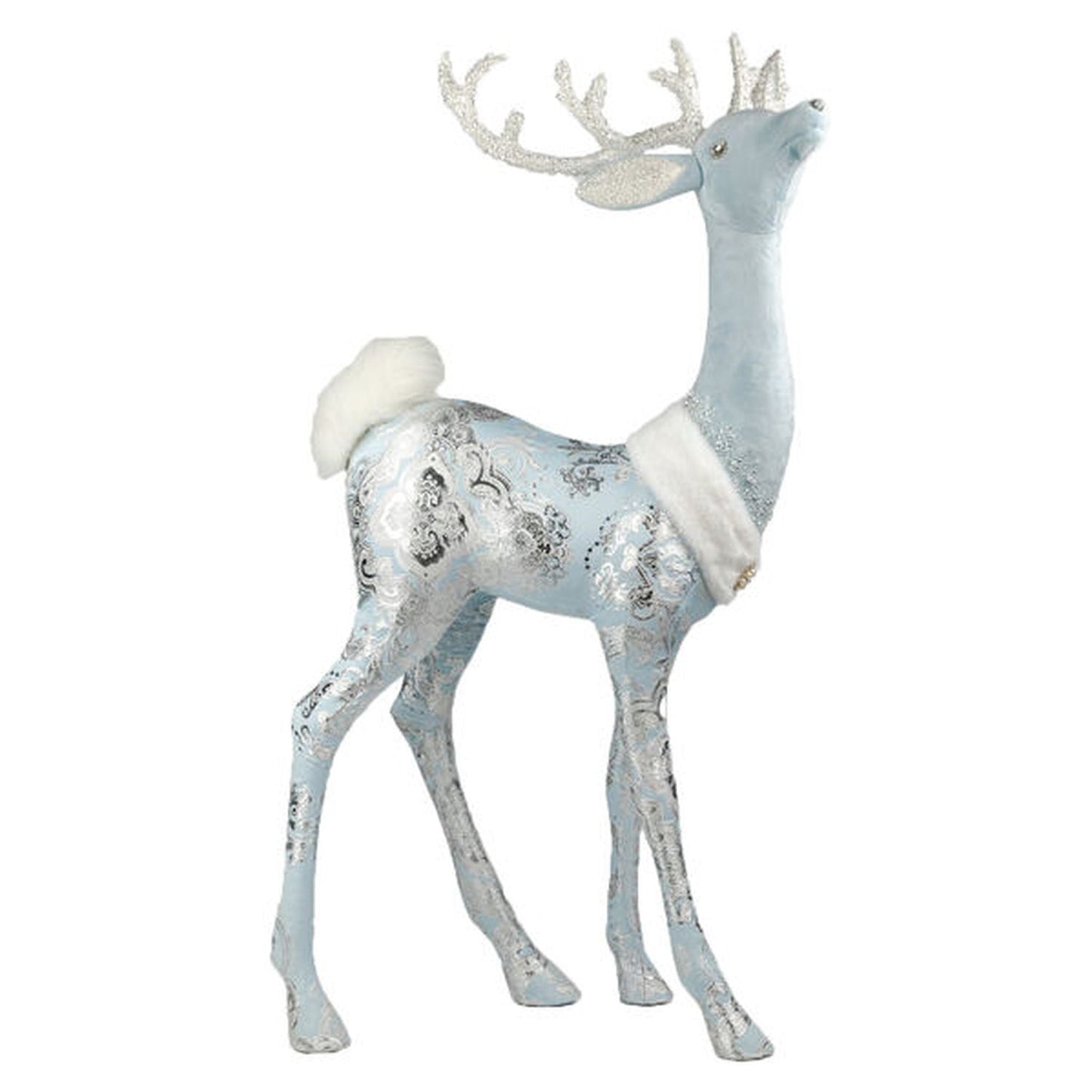 December Diamonds Sleigh Ride - 37" Deer With Antlers.