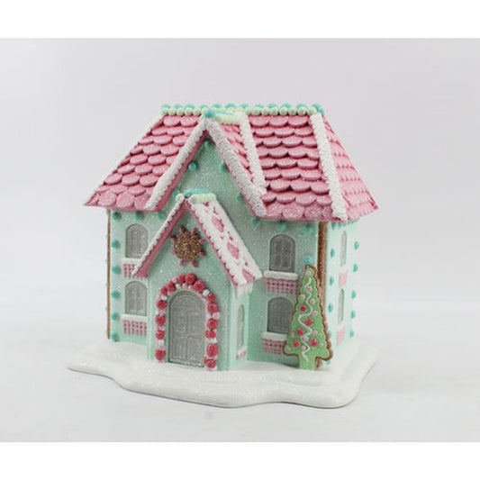 December Diamonds Sweet Shoppe Gingerbread House - 10.75".