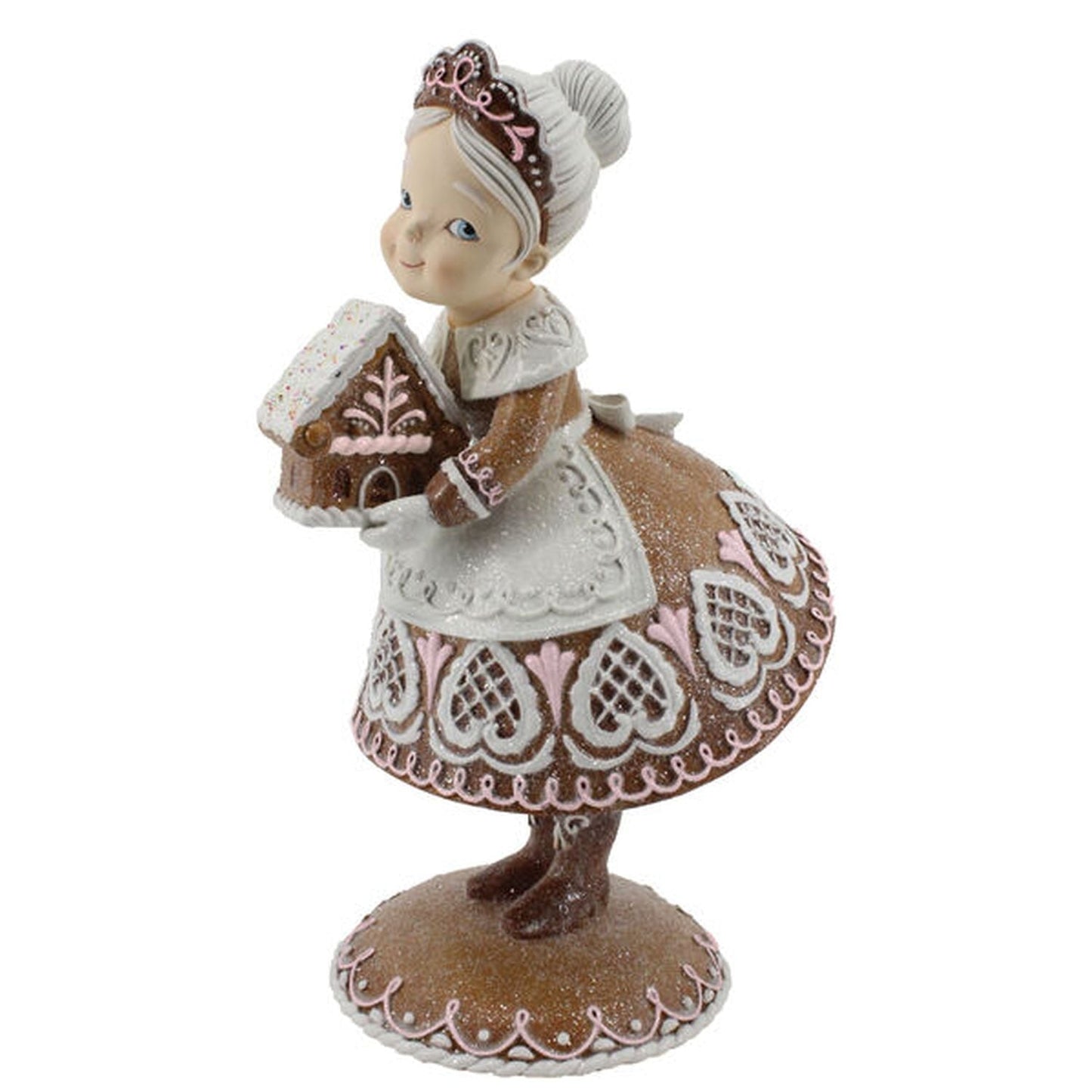 December Diamonds Gingerbread Mrs Claus With Dessert