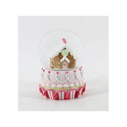 Santa's Sweet Shoppe Collection December Diamonds Gingerbread Waterglobe Figurine