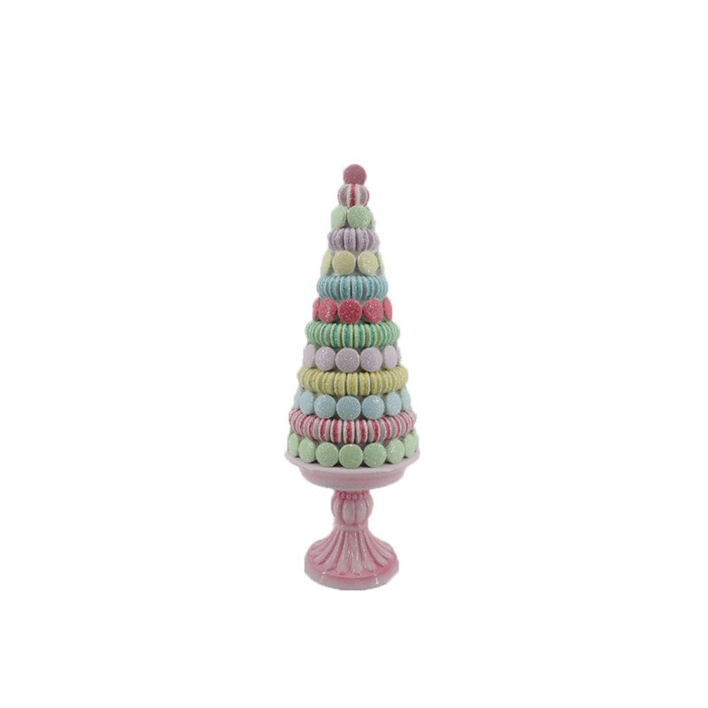 December Diamonds Macaroon Dessert Tree Figurine