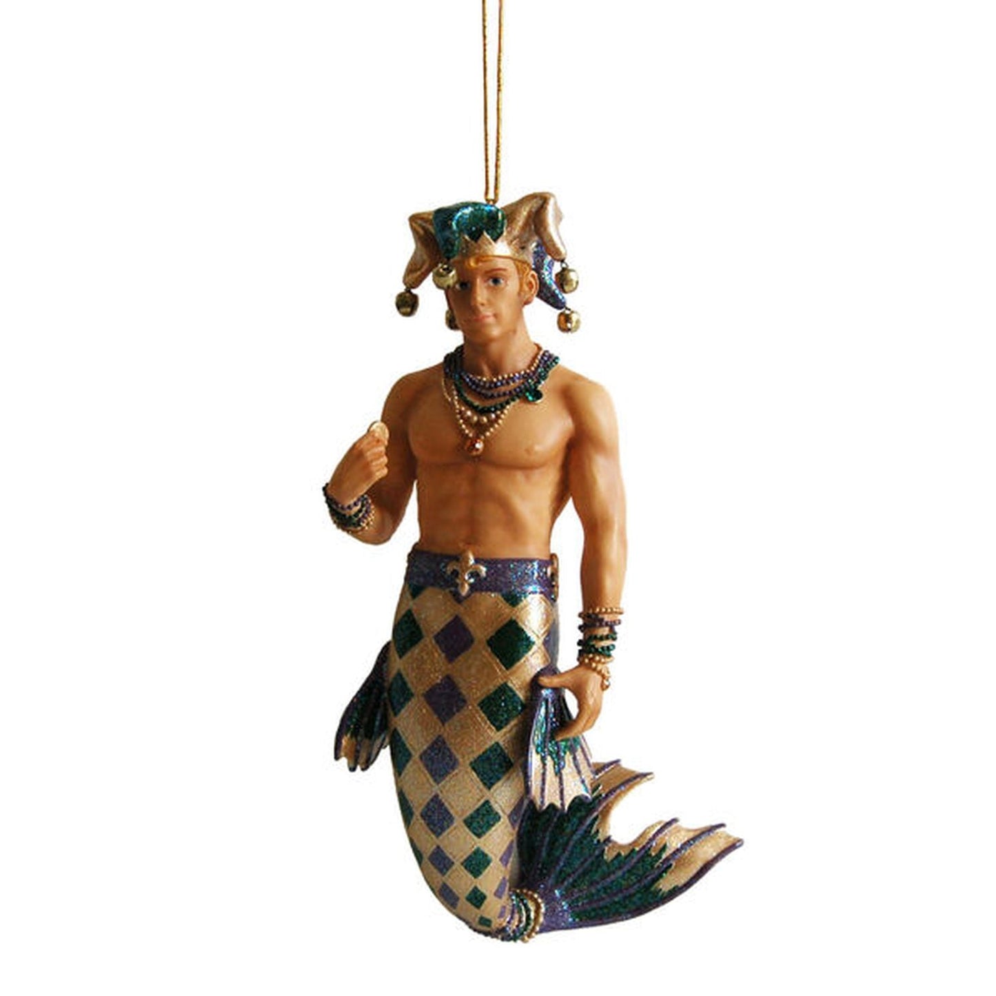 December Diamonds Mermen - Cajun Figurine