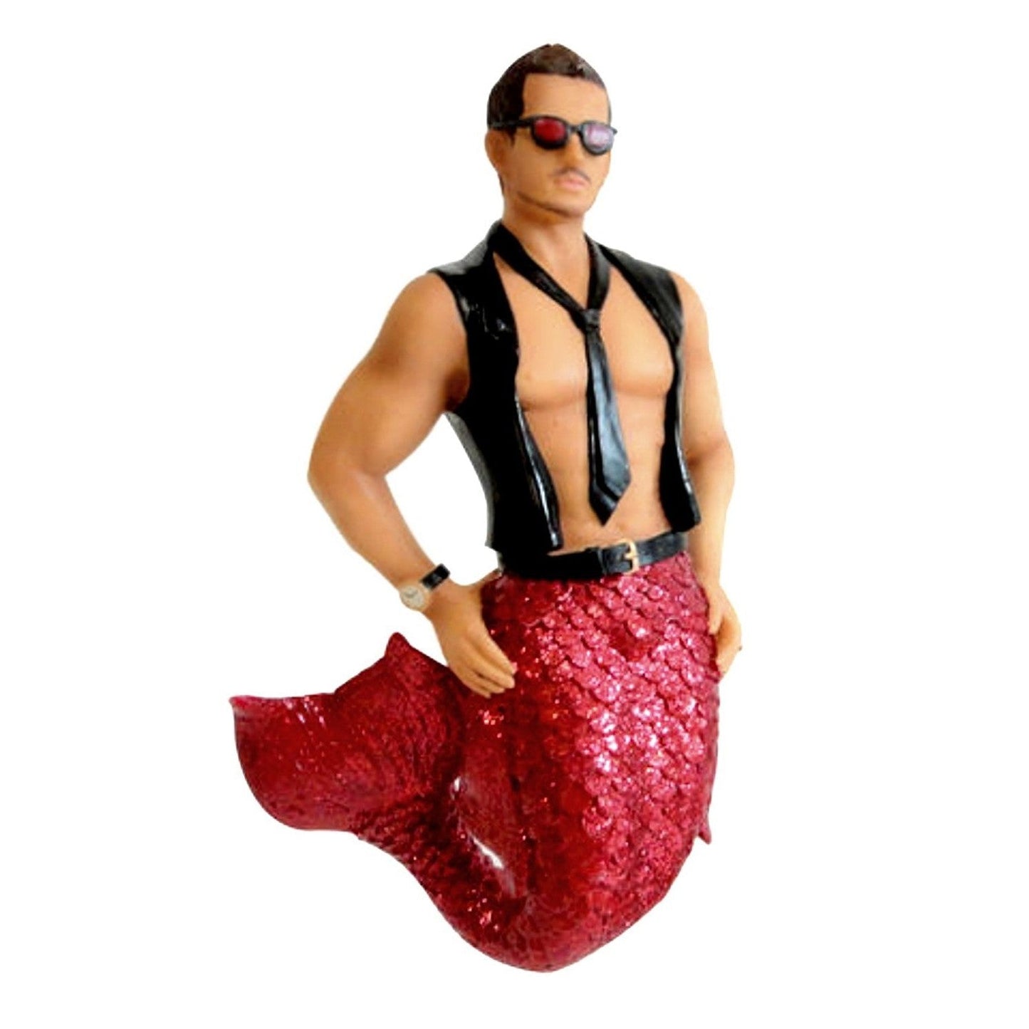 December Diamonds Mermen Figurine - Nyc Glitter