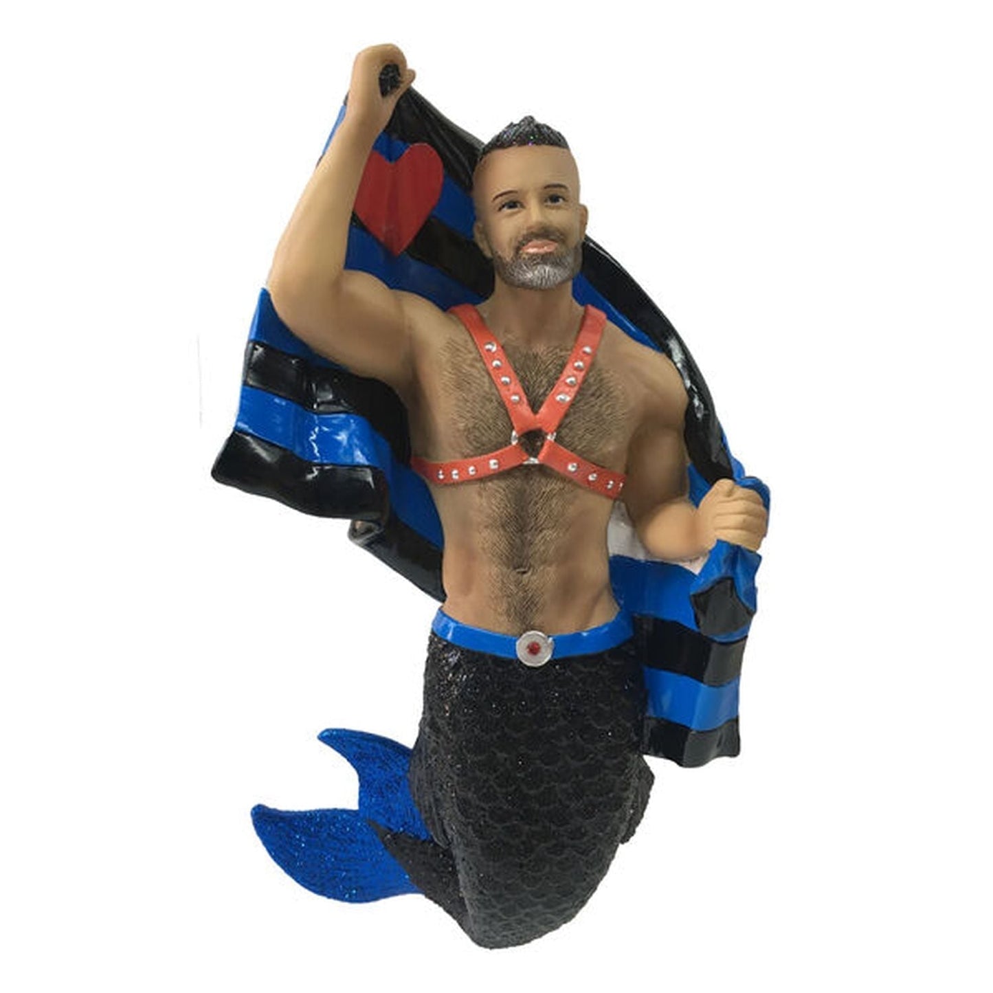 December Diamonds Mermen - Leather Pride Figurine