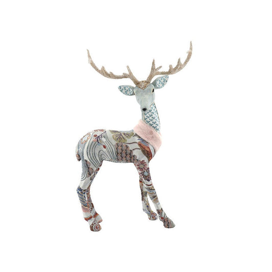 December Diamonds Pattern Deer Standing Figurine