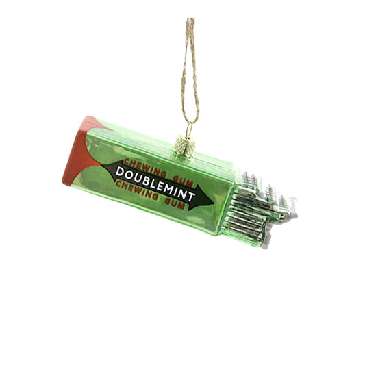 Doublemint Chewing Gum Ornament 3.75"