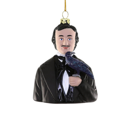 Edgar Allan Poe Ornament 4.5"