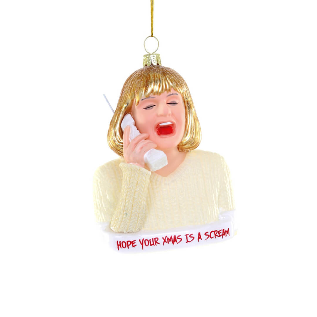 PRESALE: Hope Your Christmas Is A Scream Ornament 5"