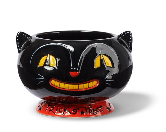 Johanna Parker Carnival Cottage Cat Candy Bowl