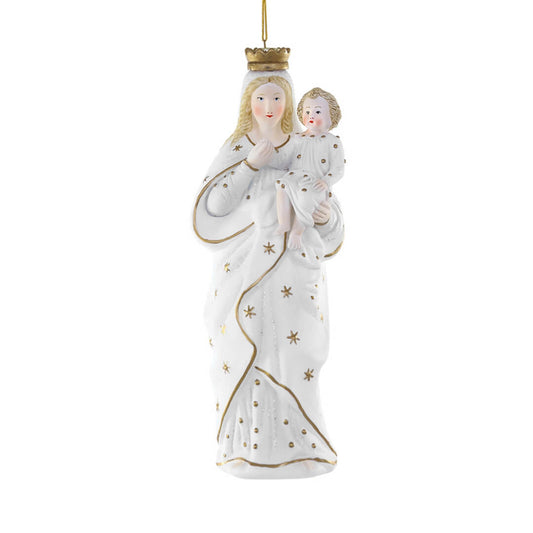 PRESALE: Madonna & Child Enthroned Ornament 7.5"