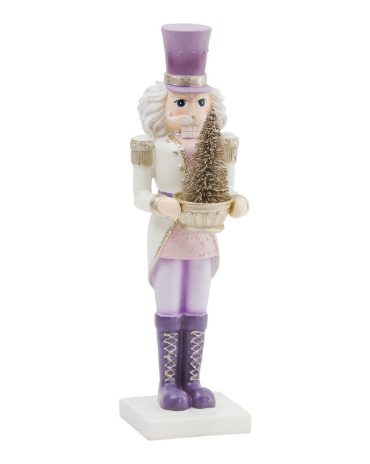 Royal Court Collection - 14.75 Nutcracker Holding Led Tree