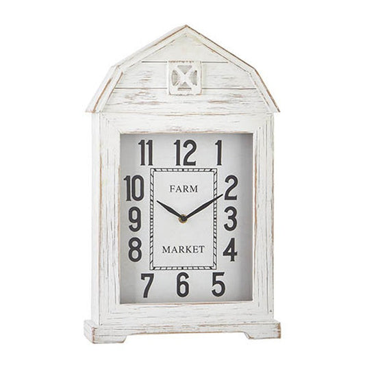 Raz Imports Boxwood 19" Distressed Barn Clock