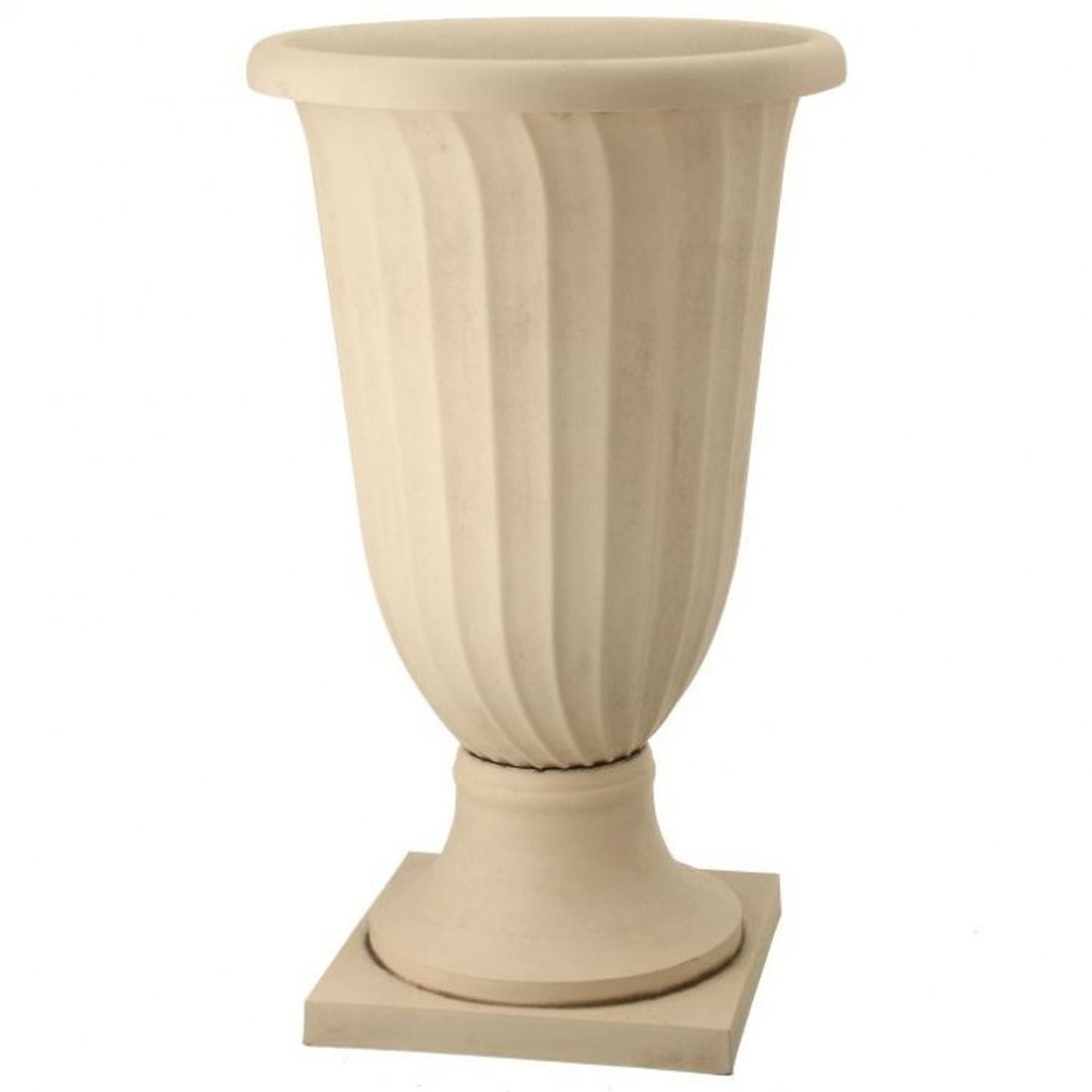 Regency International Hi-Dense Resn Wave Pedestal Planter 30"Tx18"D